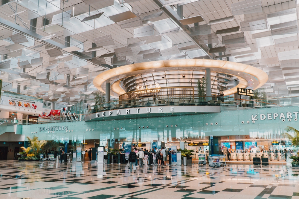 Changi Airport Departure Hall in Terminal 3