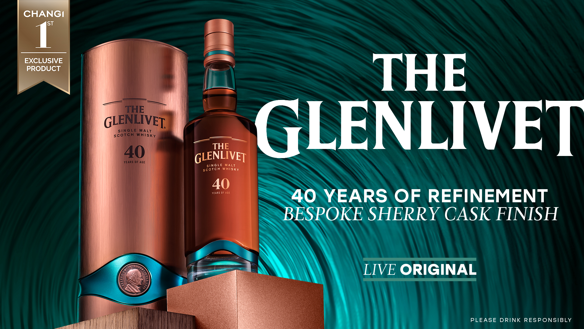 Changi 1st The Glenlivet 40-year-old